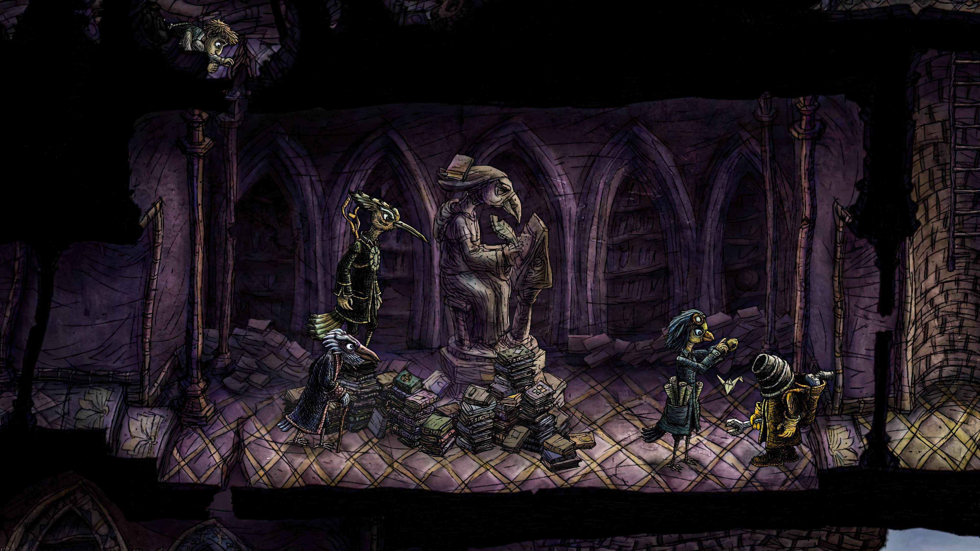 Who are these dudes, and what are they doing here? — Creaks screenshot or game artwork by JZR SUPOVE
