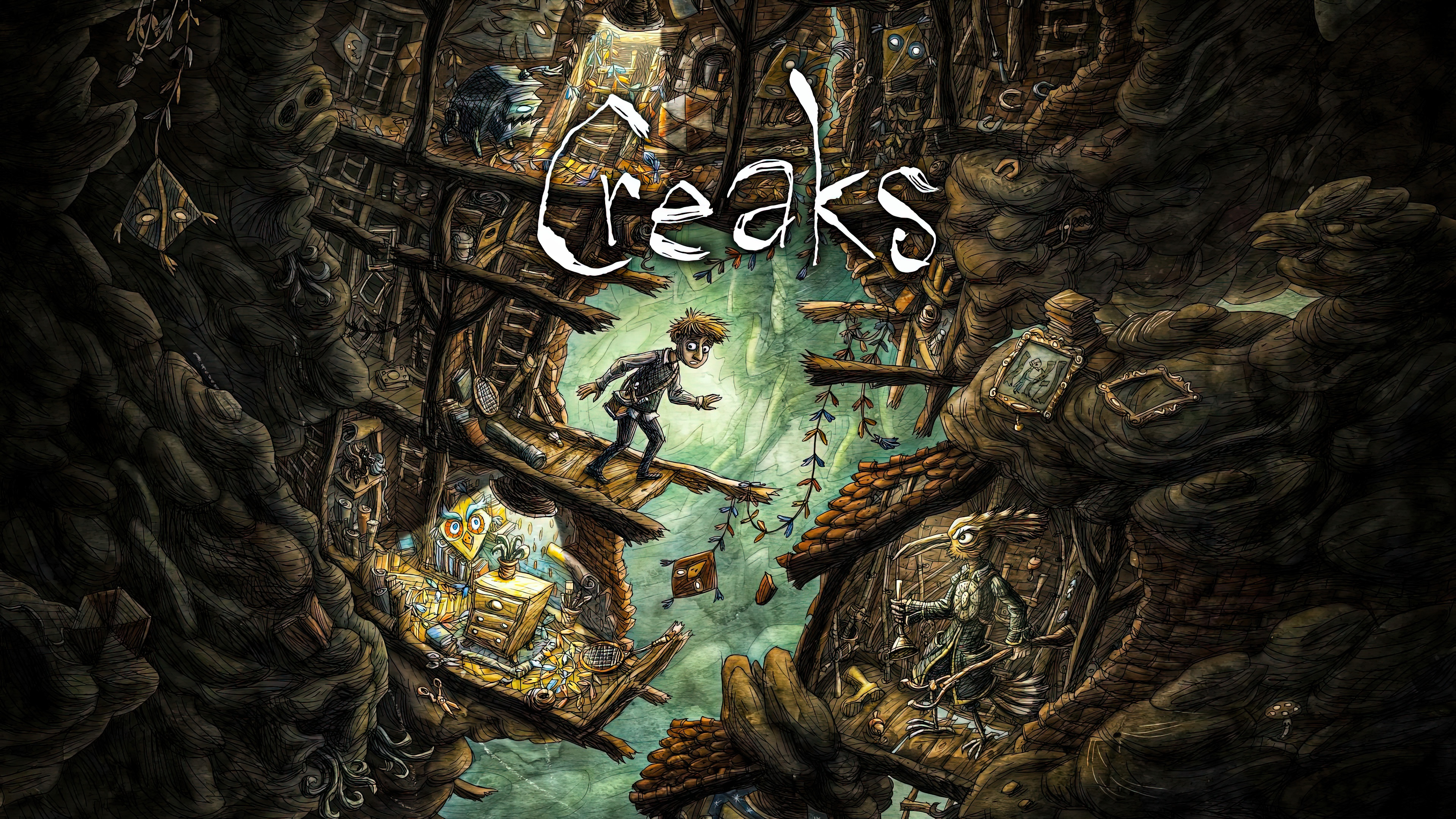Wallpaper (AI Enhanced) — Creaks screenshot or game artwork by JZR SUPOVE