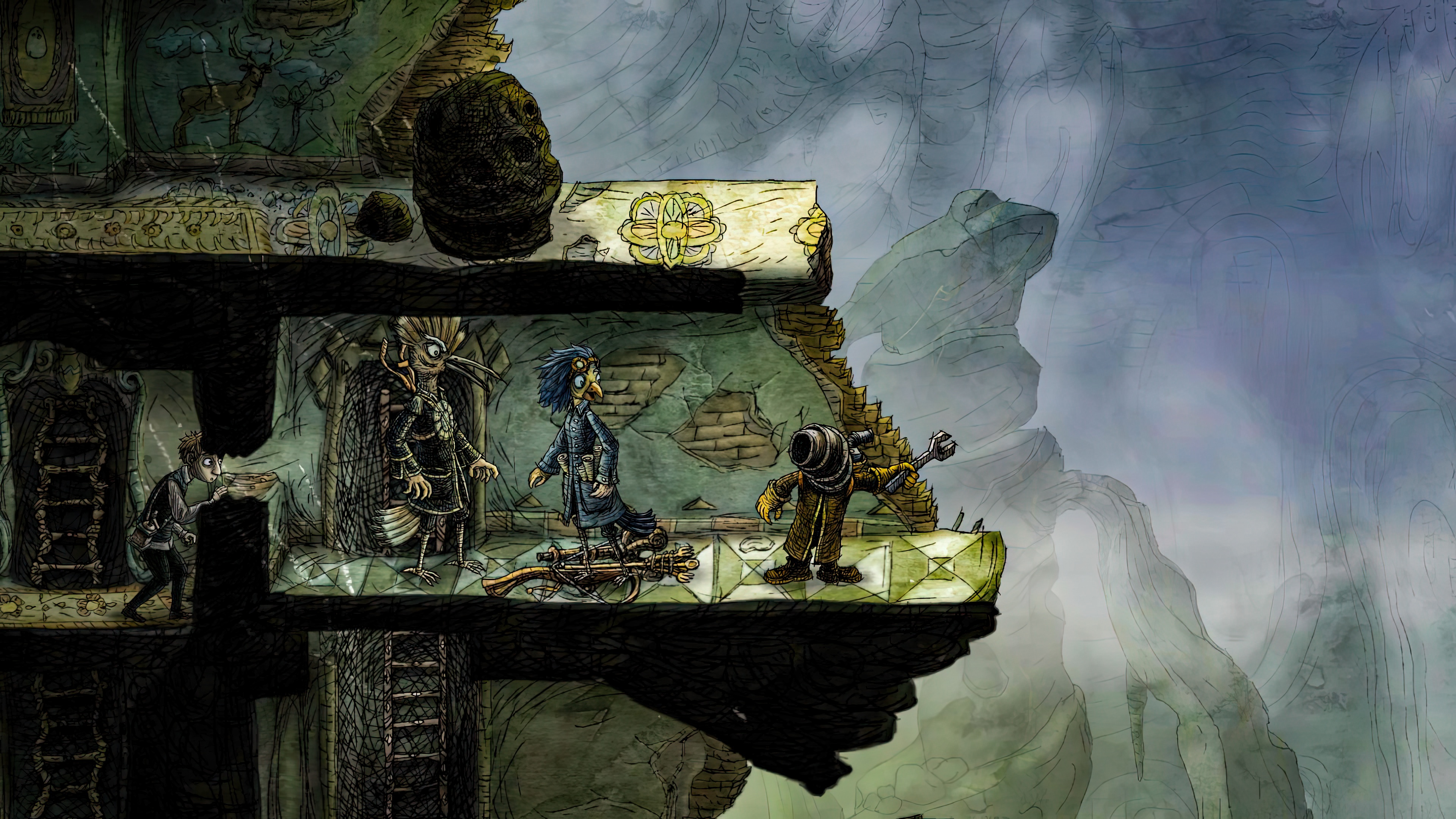That pipe-head knows something — Creaks screenshot or game artwork by JZR SUPOVE
