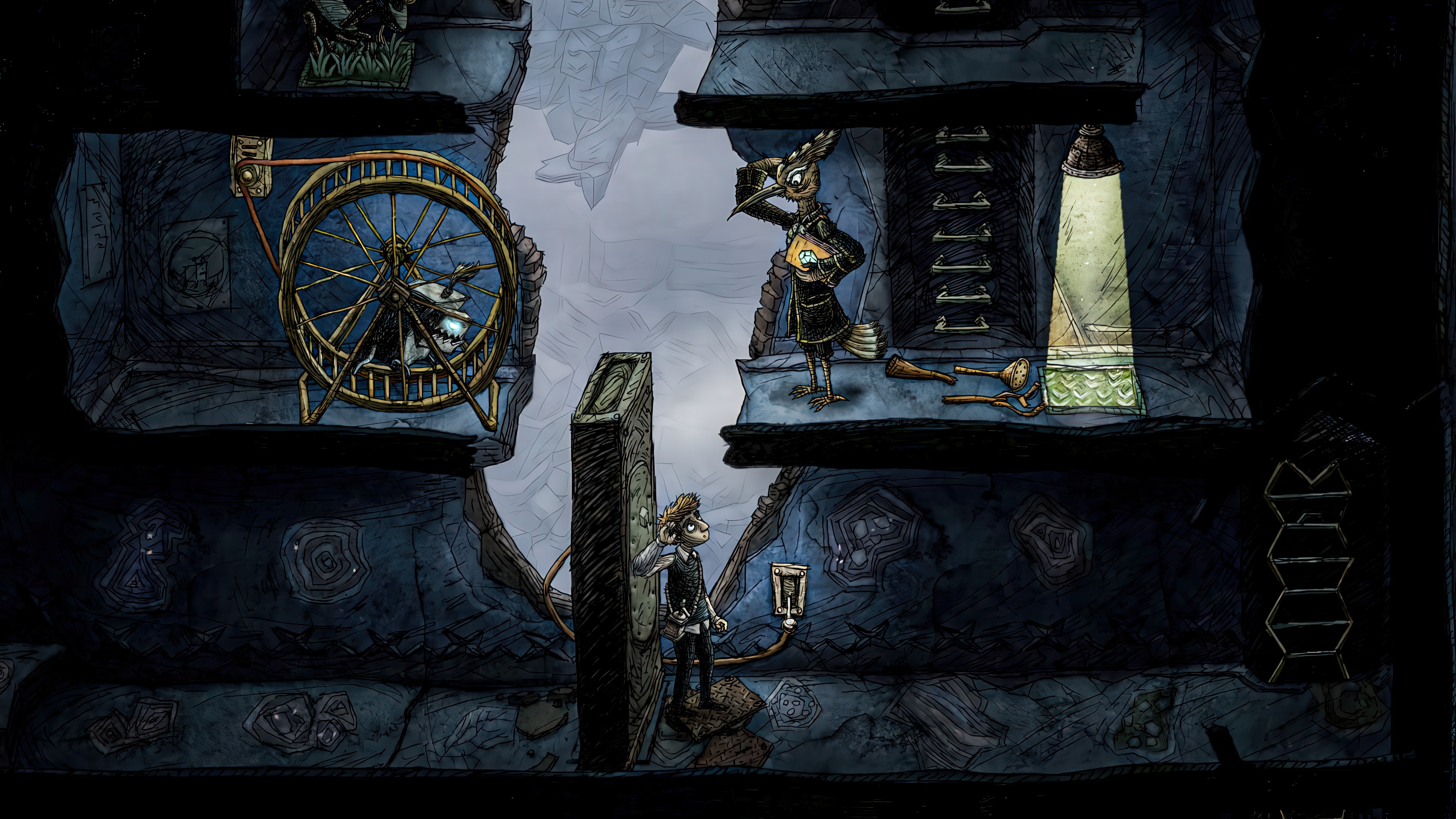 We friends now? — Creaks screenshot or game artwork by JZR SUPOVE