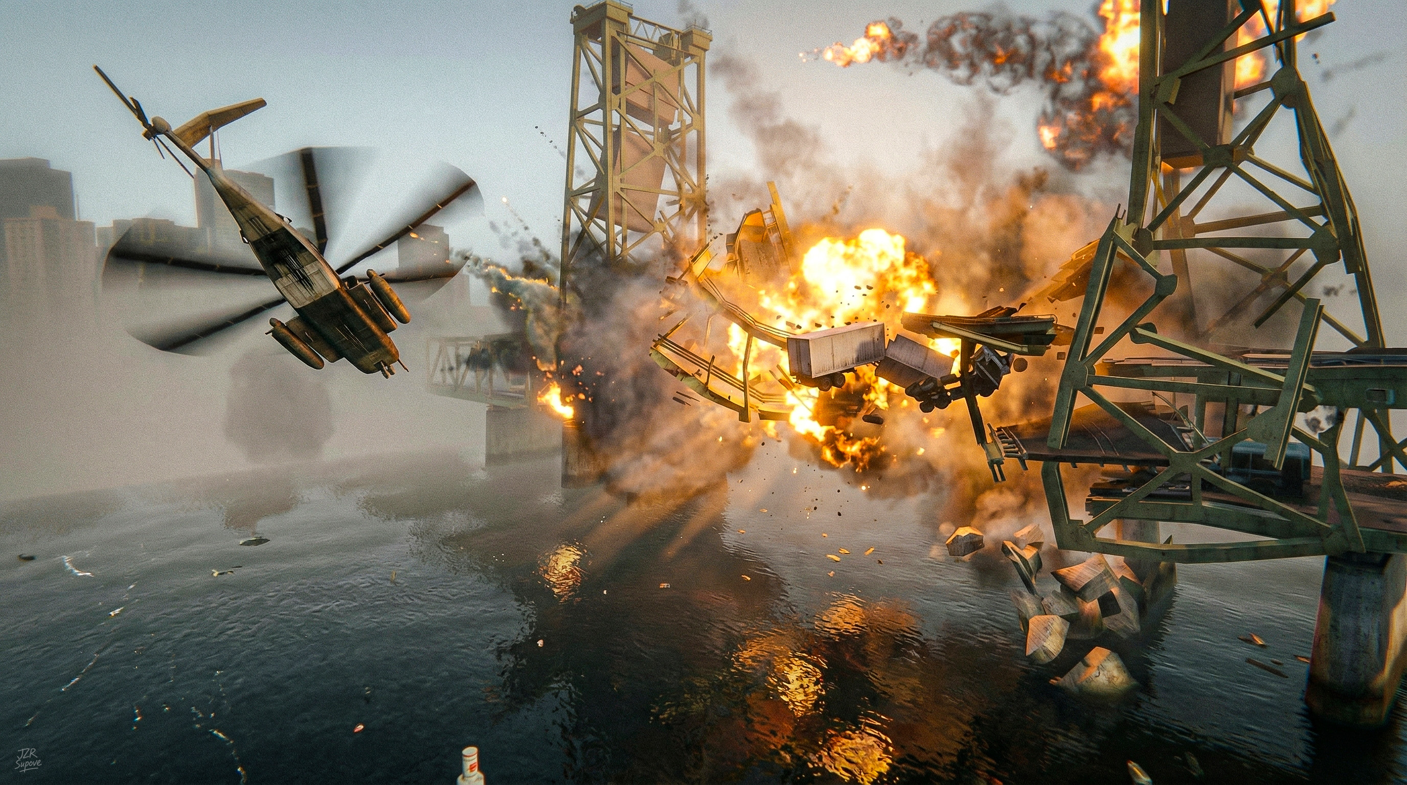 Bridge Explosion — Left 4 Dead 2 screenshot or game artwork by JZR SUPOVE